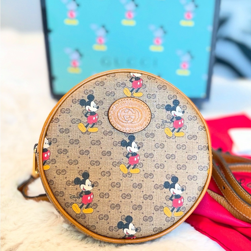 Gucci x Disney Micro GG Supreme Round Mickey Mouse Backpack - Picture 10 of 16
